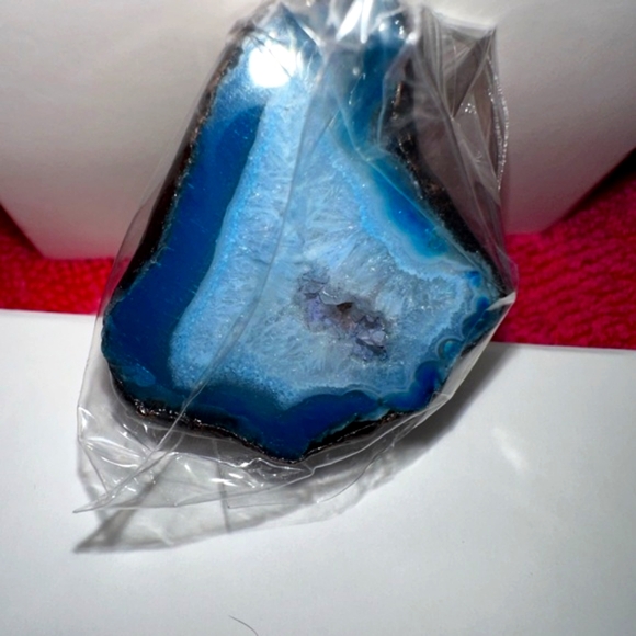 Natural Agate Stone Ring - Picture 4 of 5